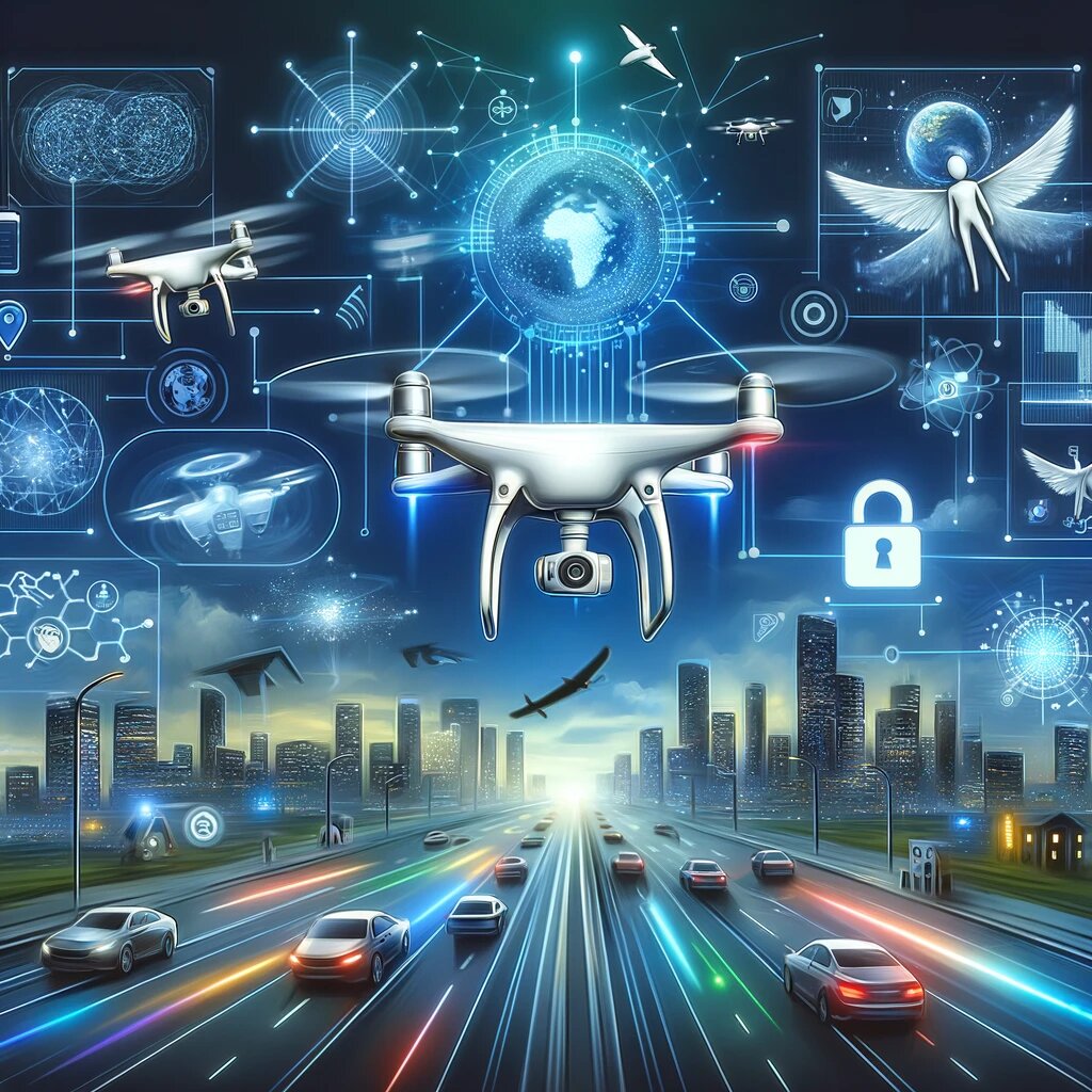 Дроны принимают решения в режиме реального времени.