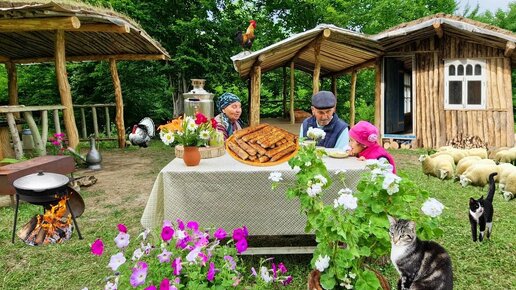 Два Блюда из Одного Кабачка. Пицца с Творогом По-Деревенски (ШАКШУКА).