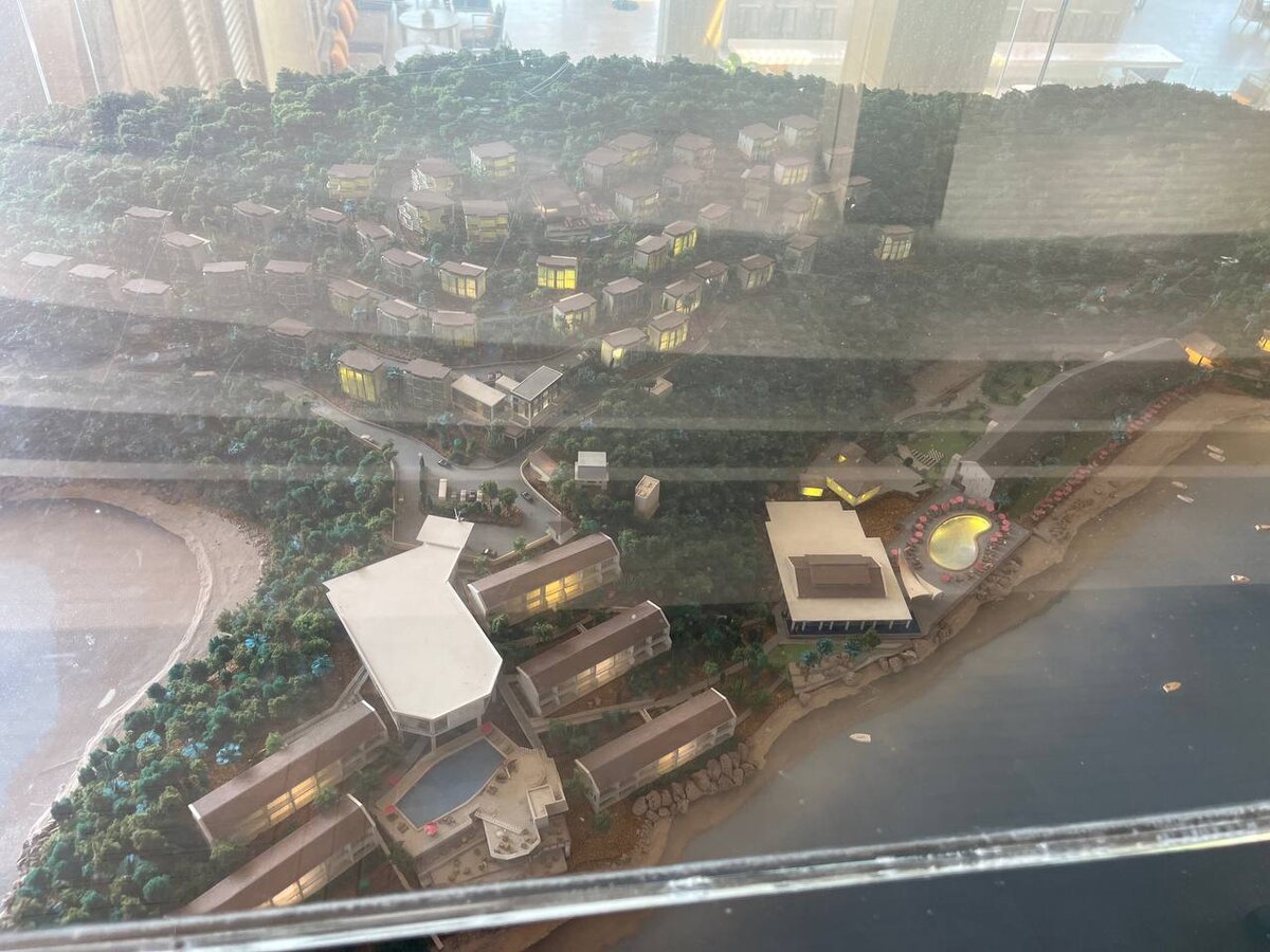 Личное фото автора. Макет отеля 