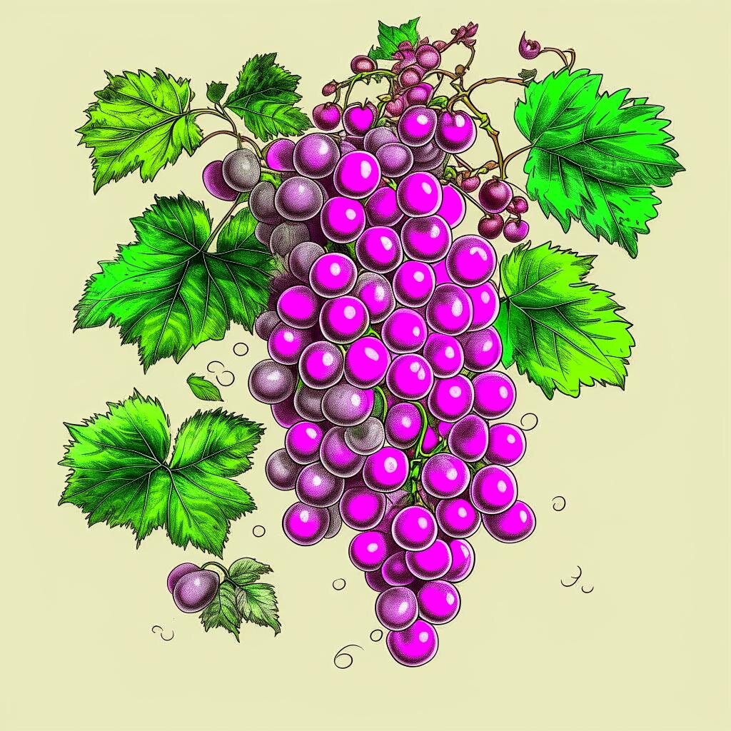 Виноградная гроздь.