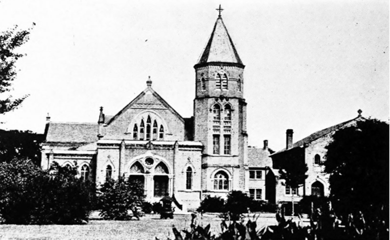 Конгрегациональная церковь, разрушенная в 1900 году. Источник: thebeijinger