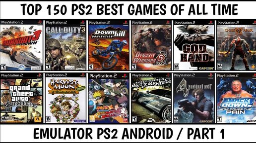 Топ-150 лучших игр для PS2 всех времен | Лучшие игры для PS2 | Эмулятор PS2 Android