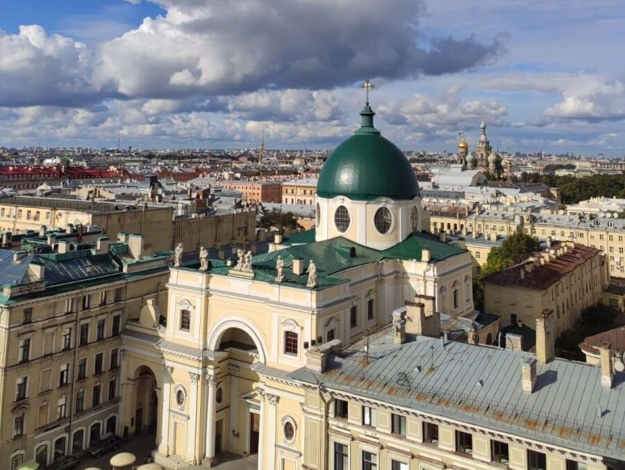 Вид Петербурга с высоты. Фото: АТОР