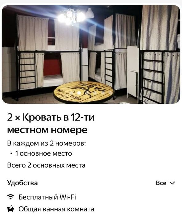 Скорее ночлежка, нежели хостел.
