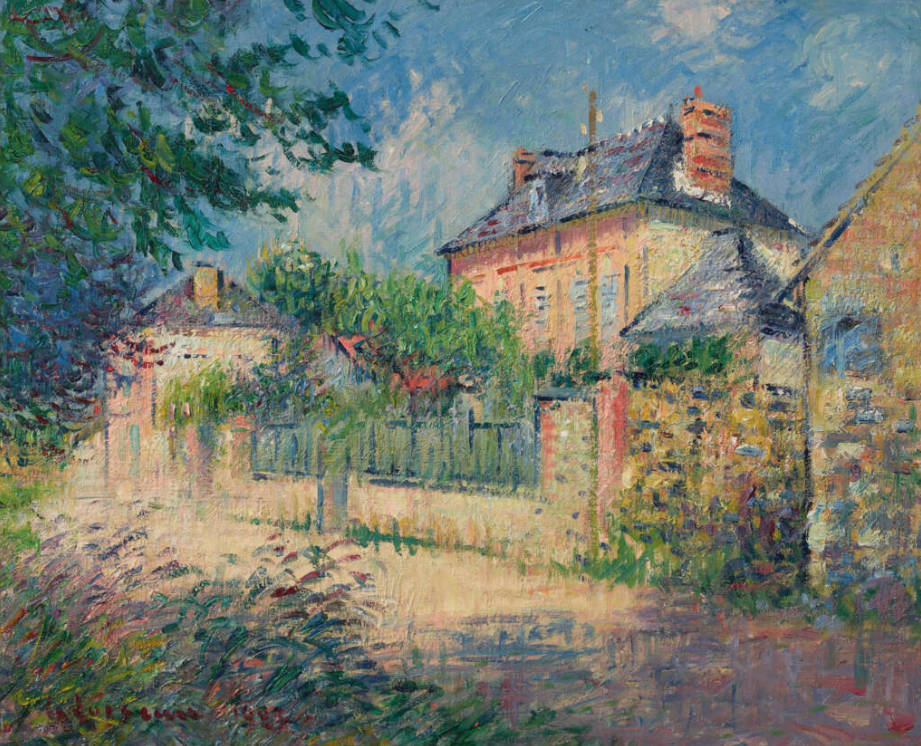 Гюстав Луазо, «Улица Виллидж», 1923, холст, масло, 50,2 x 61,1 см, частная коллекция
