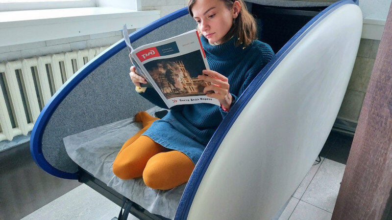     Altapress.ru проверил новую капсулу сна на вокзале в Барнауле. Анна Зайкова