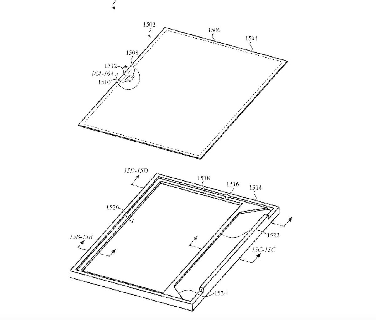    Apple запатентовала «стеклянный» MacBook с сенсорным экраном