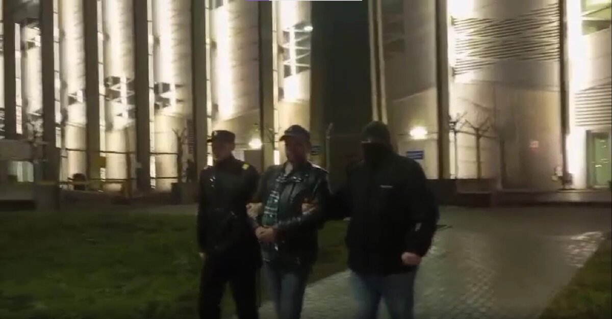 Задержание Николая Конашенка. Скрин из видео