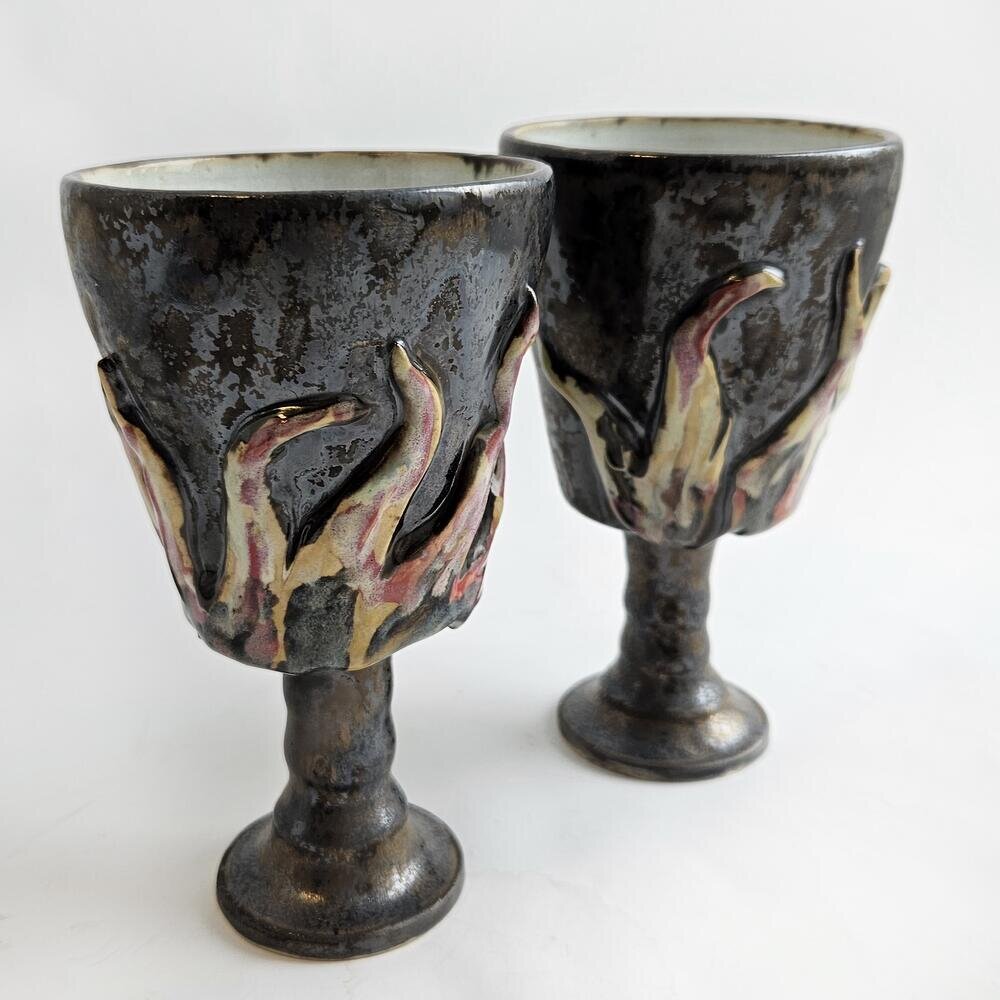 Пара керамических бокалов