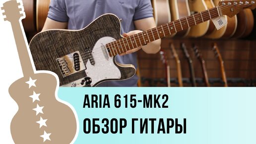 Aria 615-MK2 - обзор гитары