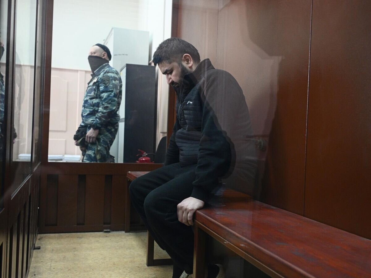    Восьмой фигурант дела о теракте в "Крокус Сити Холле" Алишер Касимов в Басманном суде© РИА Новости / Владимир Астапкович