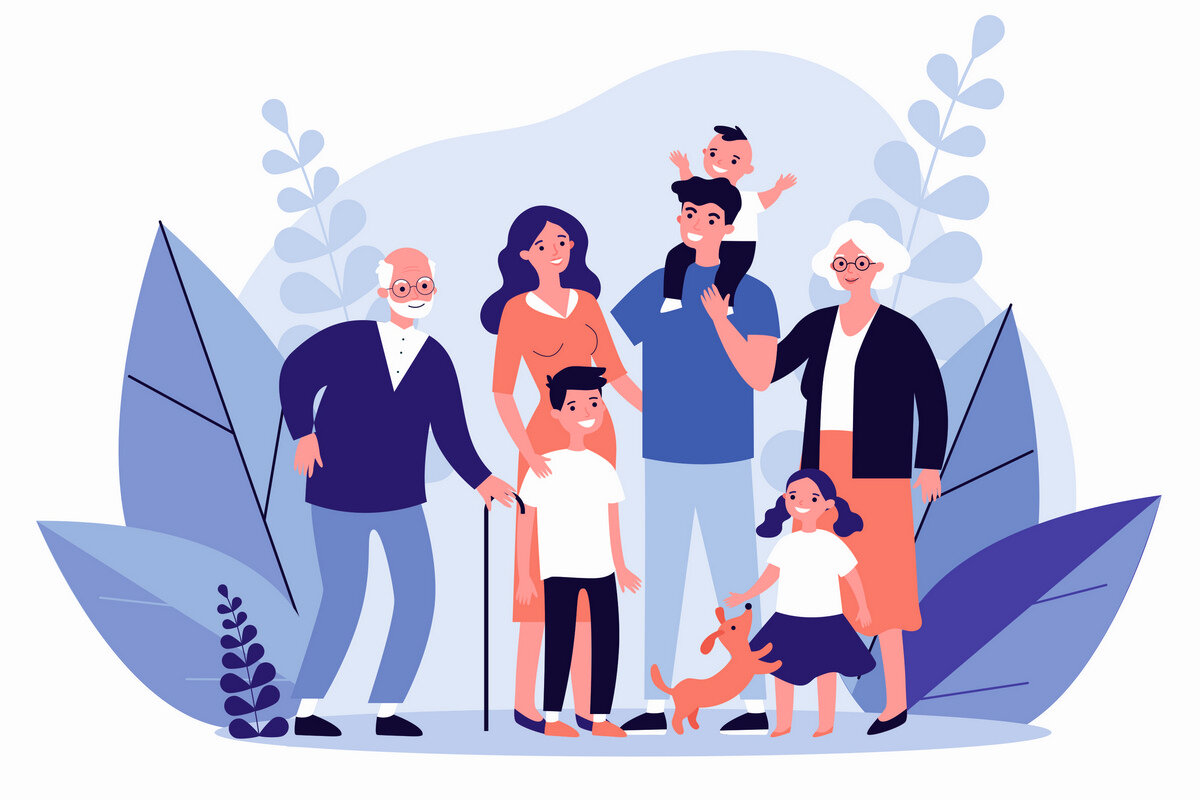    Все «обозначения» родственников «работают» только относительно друг друга, а не сами по себе