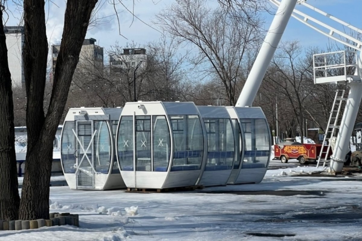     «Оренпарке», где рухнула карусель, монтируют колесо обозрения