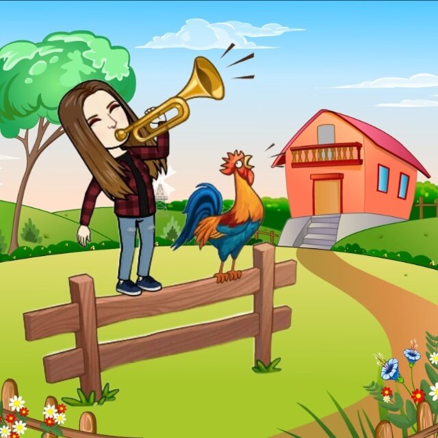 Персонаж создан в приложении Bitmoji