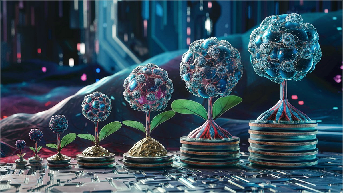 3D-визуализация эволюции искусственной жизни