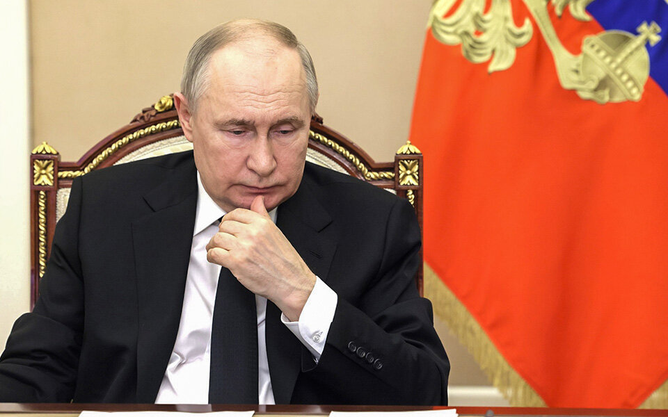 Владимир Путин провел совещание, посвященное принимаемым после теракта в концертном комплексе «Крокус Сити Холл» мерам. Фото: kremlin.ru