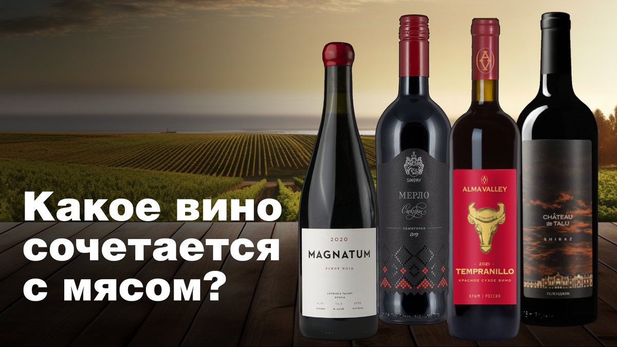 Вина для блюд из мяса: как сделать их вкус еще лучше? | VINOTHEQUE.RU | Дзен