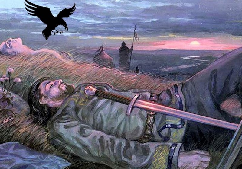 ...And laid him on the green. Картинка из интернета