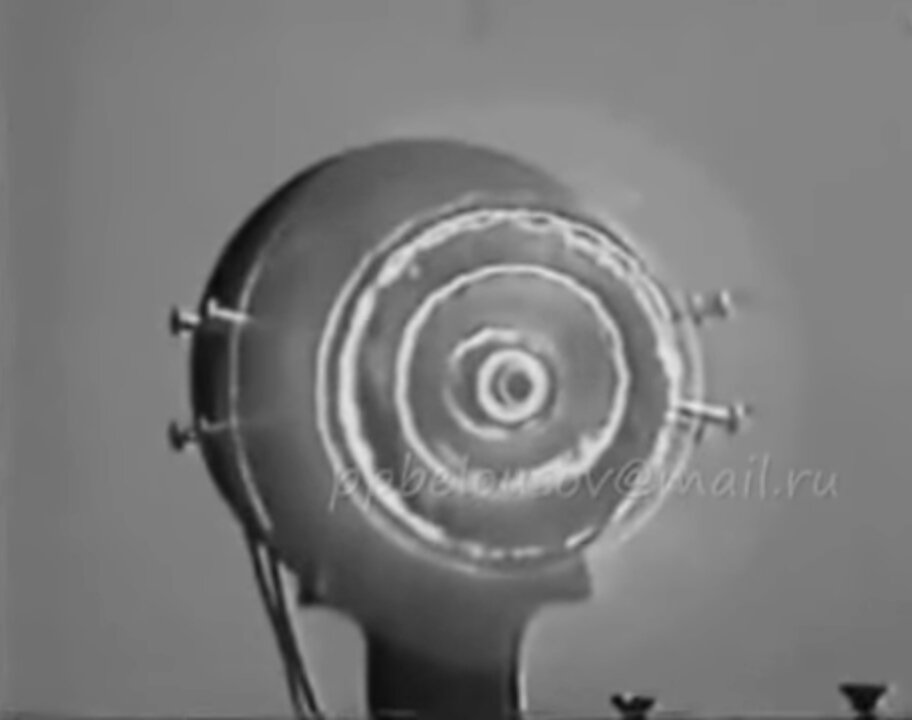 Радиальная волновая структура.