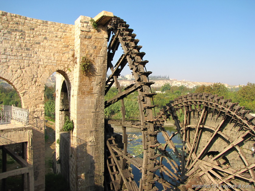 Водяная мельница в г. Хама, Сирия