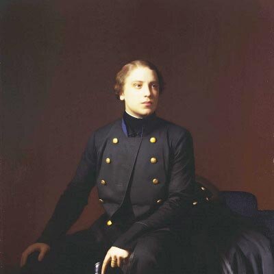 Портрет графа Н. С. Строганова, студента Московского университета, 1858 г. 
Художник С. К. Зарянко. 