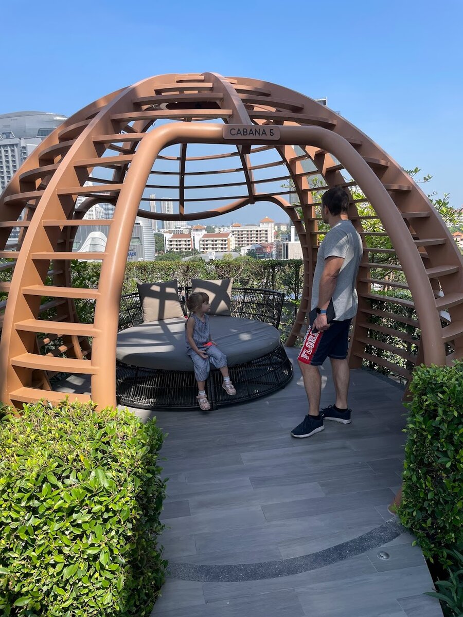 Беседки для отдыха у бассейна