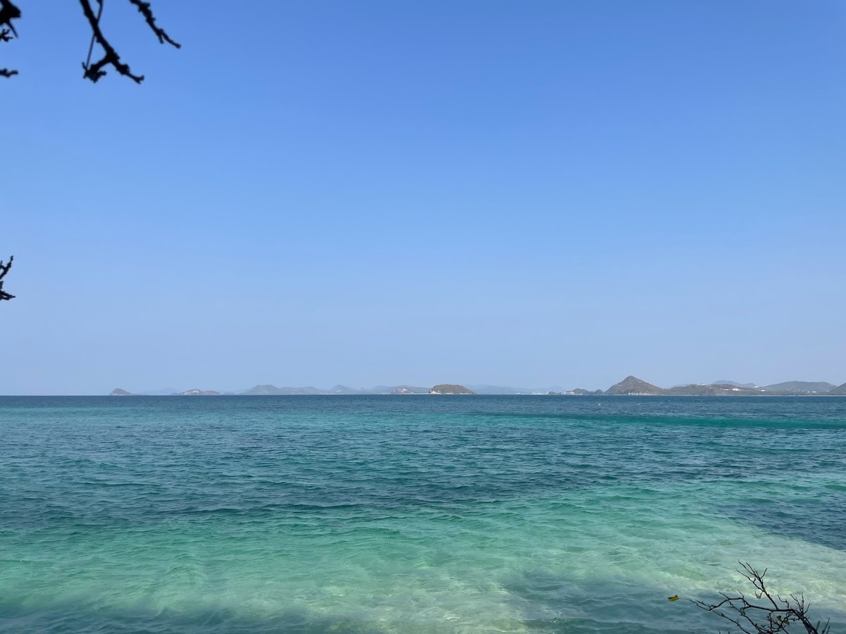 Вид в обратную сторону с Изумрудного острова