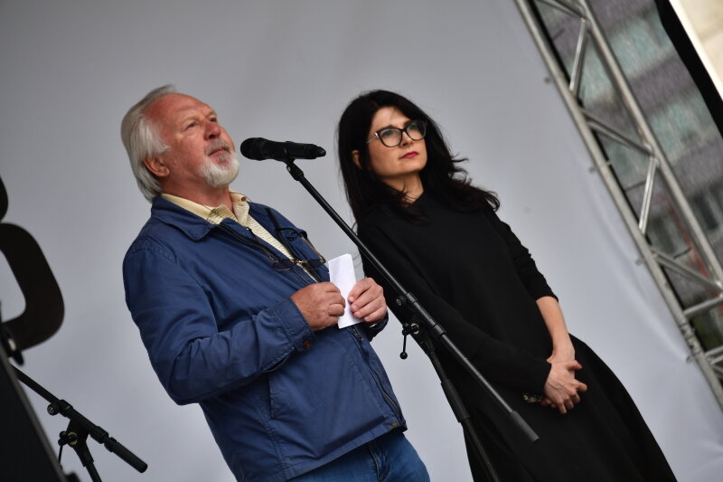    Павел Гусев и Ева Меркачева. Источник: Komsomolskaya Pravda/Global Look Press