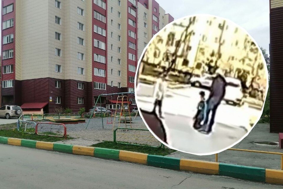 ЧП произошло на детской площадке. Фото: Анна ПАШАГИНА/скриншот из видео