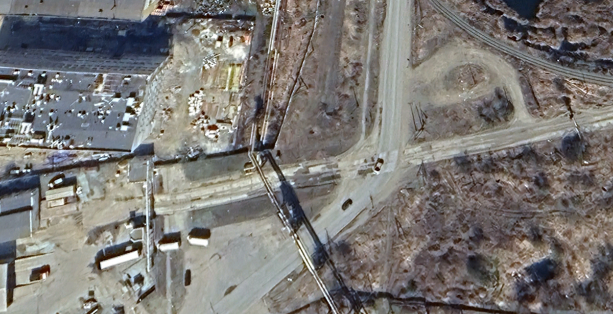 скриншот снимка со спутника