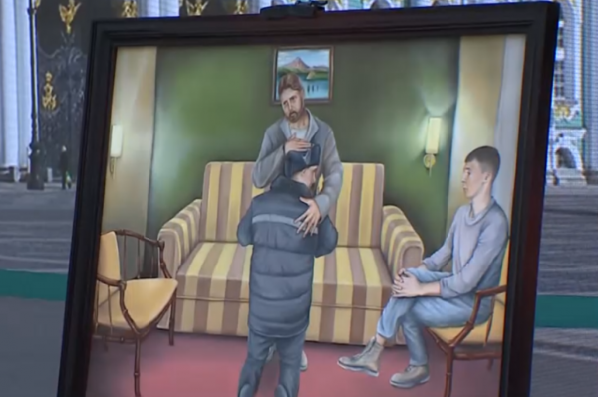    Картины осуждённых на тему «Возвращение блудного сына» выставили в Эрмитаже