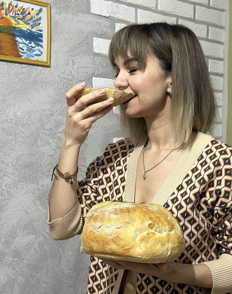 Замира Елизарьева и ее вкусный хлеб собственного приготовления