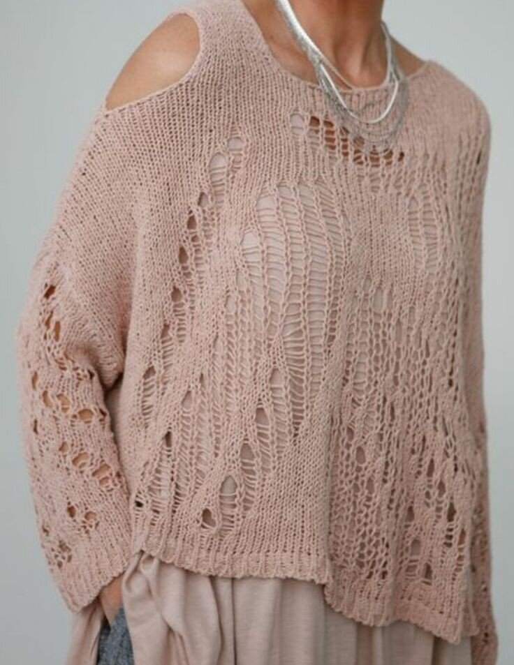 Узоры со спущенными петлями.Фото из интернета.