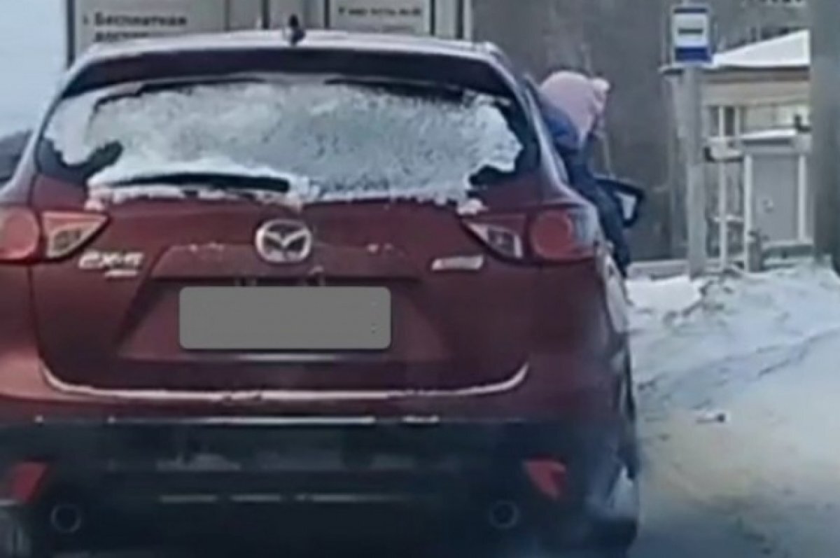    Томичка получила штраф за перевозку высунувшегося в окно машины ребенка