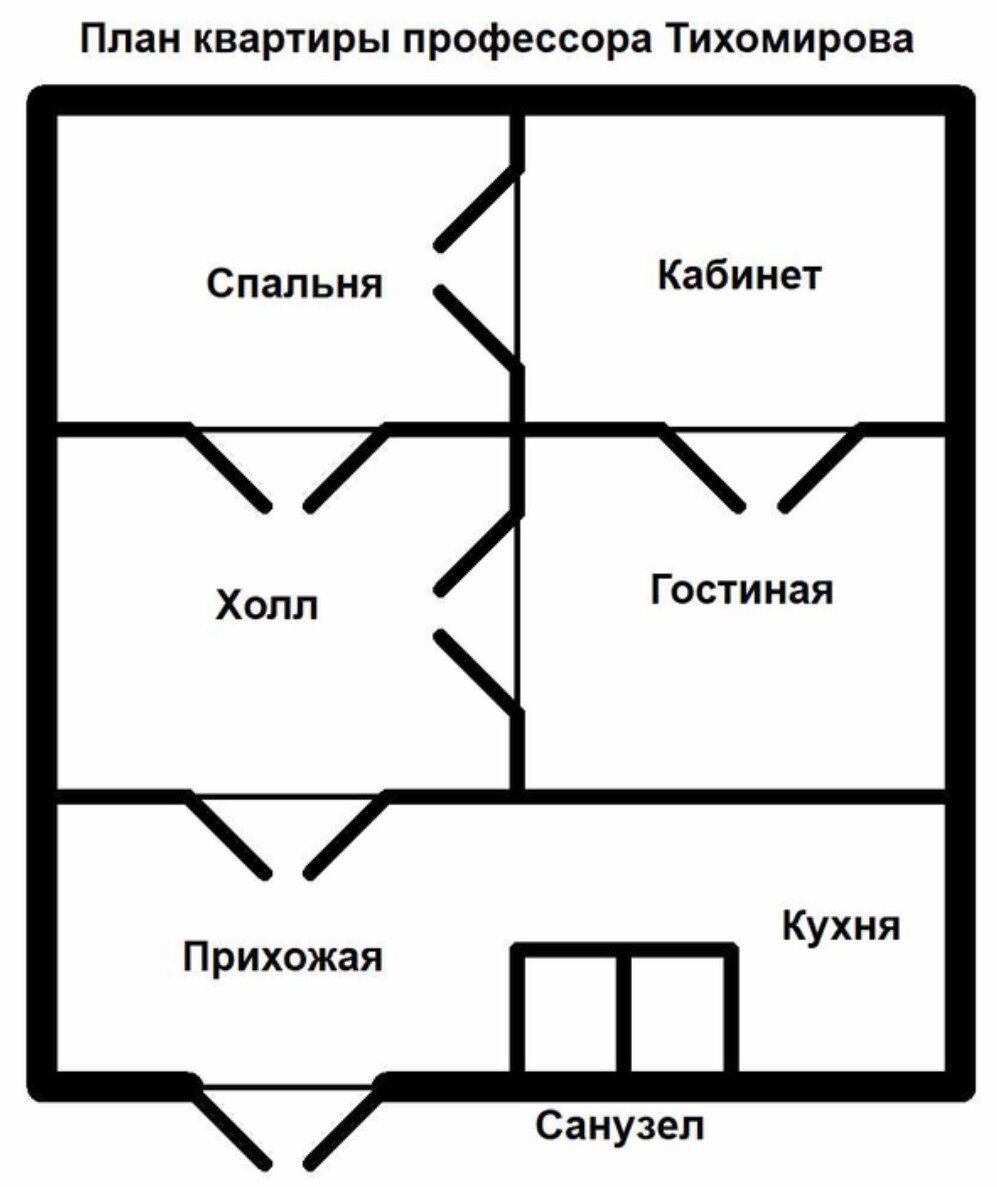 4-х комнатная Сталинка в фильме 