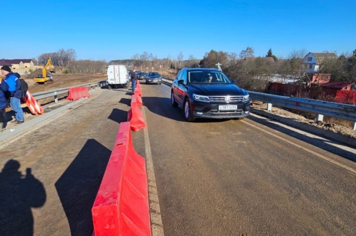    На дороге Глазково – Мухино под Тверью ввели реверсивное движение