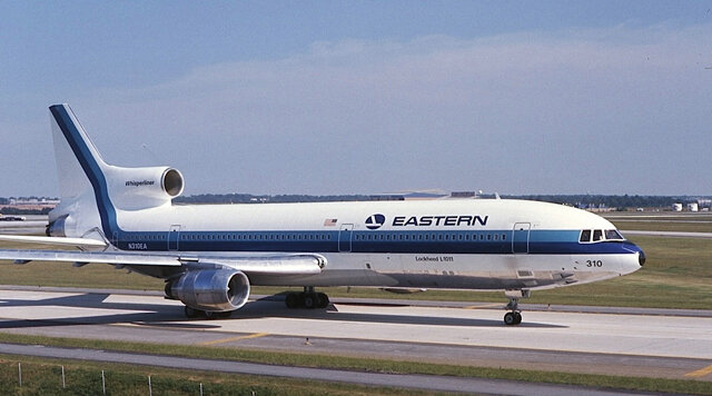 Разбившийся самолёт Lockheed L-1011-385 за 9 месяцев до катастрофы