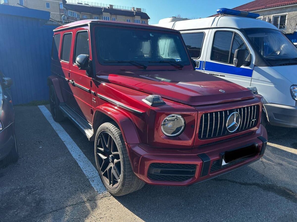 Гелендваген, на котором двигался обвиняемый. Фото: пресс-служба Госавтоинспекции Краснодарского края