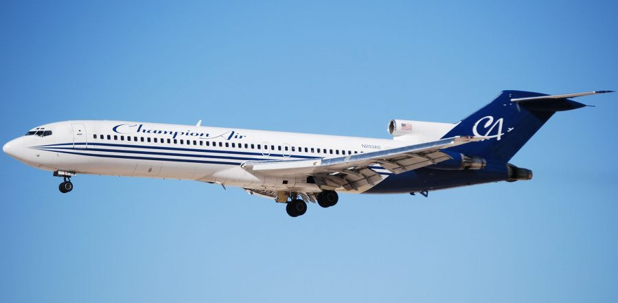 Боинг 727 (XB-MNP), принимавший участие в эксперименте