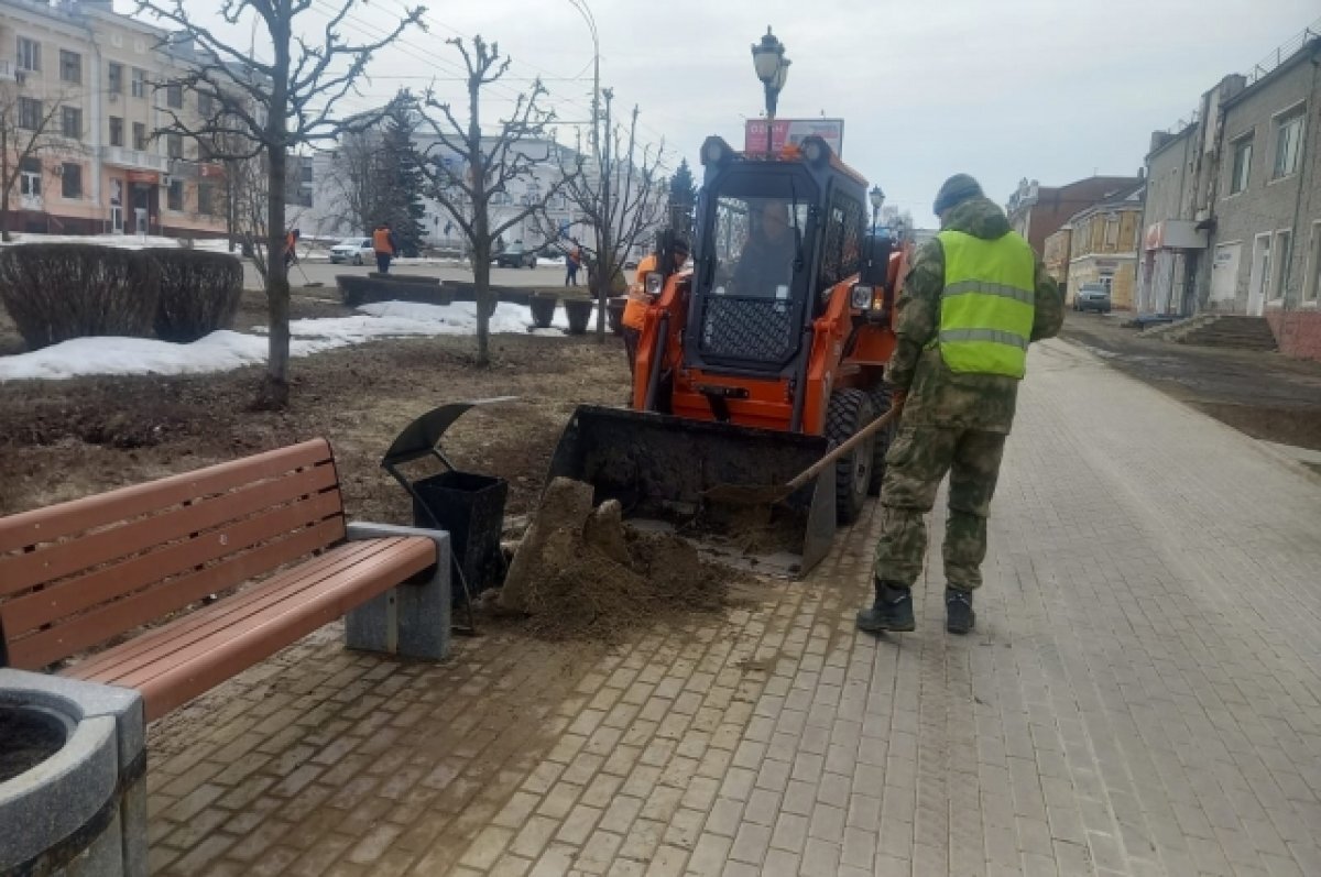    В Тамбове с 1 апреля стартует генеральная уборка городских территорий