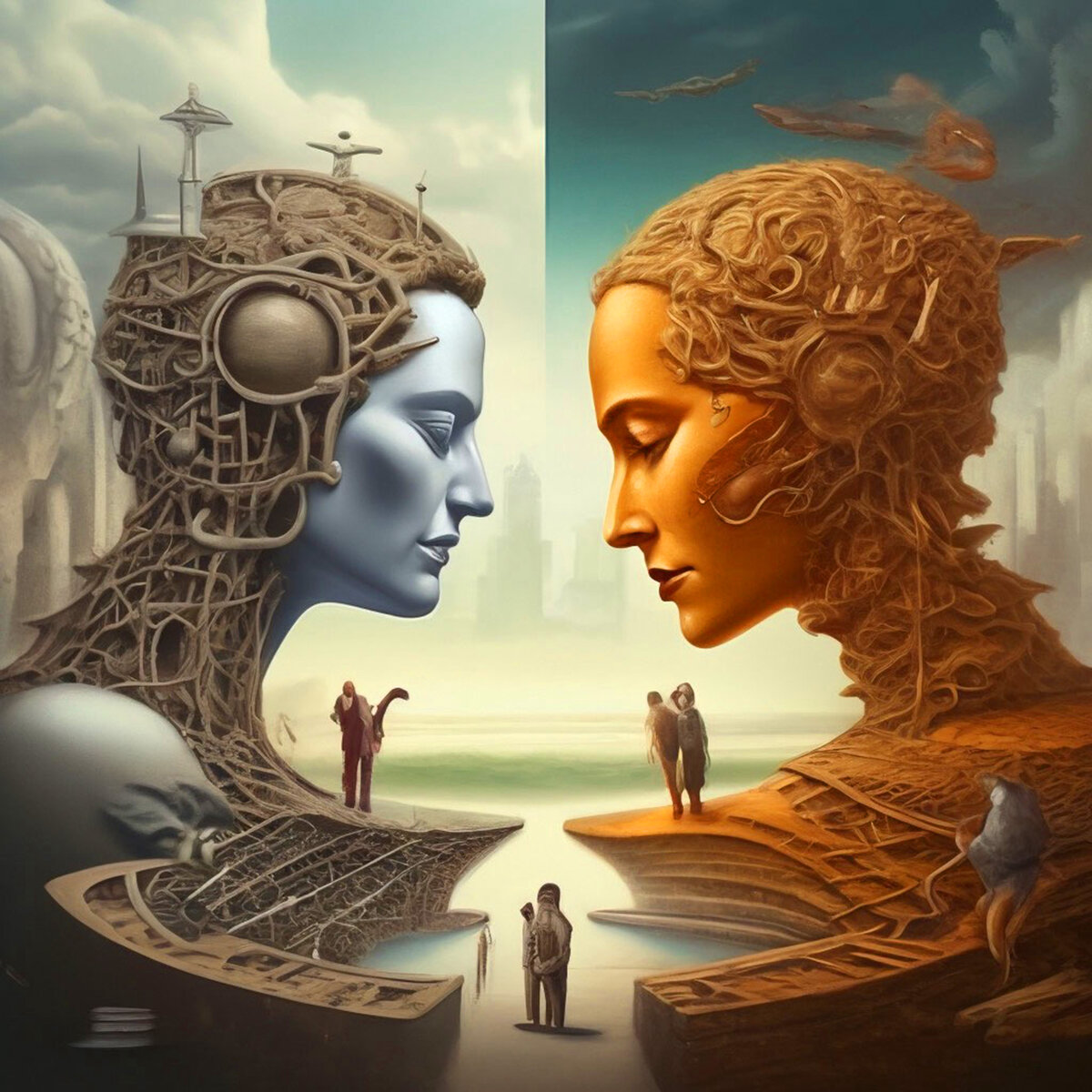 "Что больше: хорошего или плохого?" Такую картинку на этот запрос выдал мне ИИ. Он будет отдельной темой разговора в будущем...