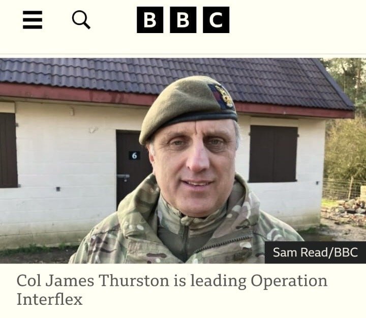 Возглавляет операцию «Интерфлекс» полковник Джеймс Терстон/Col James Thurston