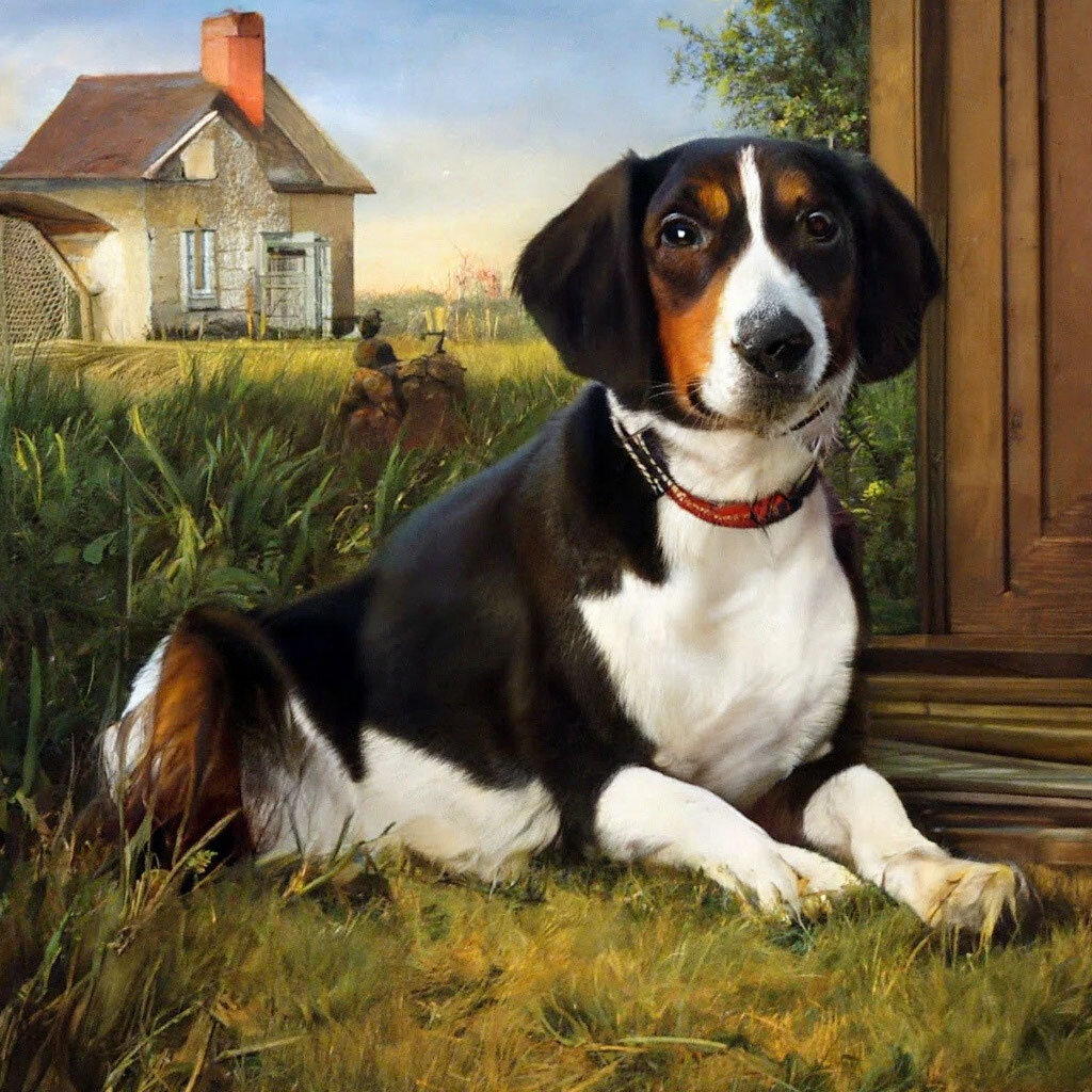 Свой дом,участок Как видит это ИИ в Шедеврум.