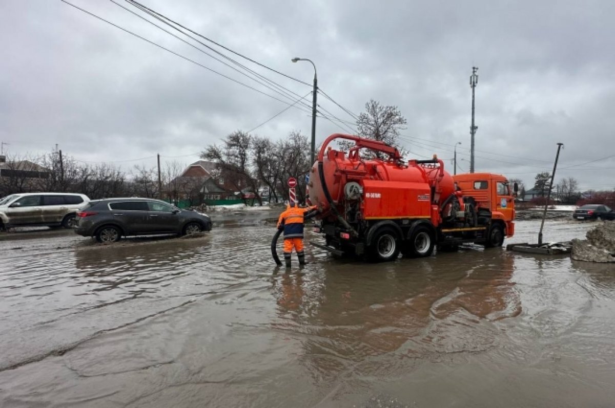    27 марта в Самаре идёт усиленная откачка воды с подтопленных мест