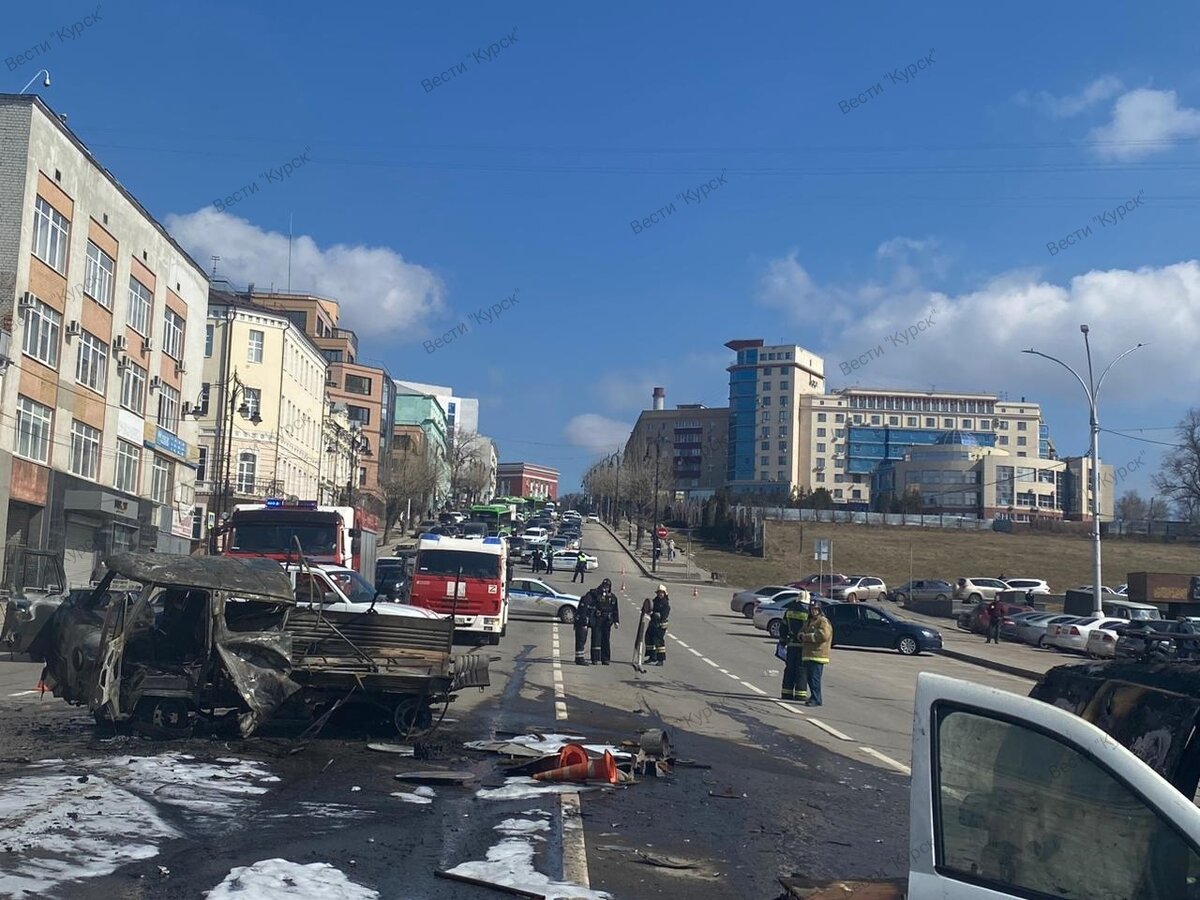 Утро 27 марта в Курске началось с массового жесткого ДТП в центре | Вести- Курск | Дзен