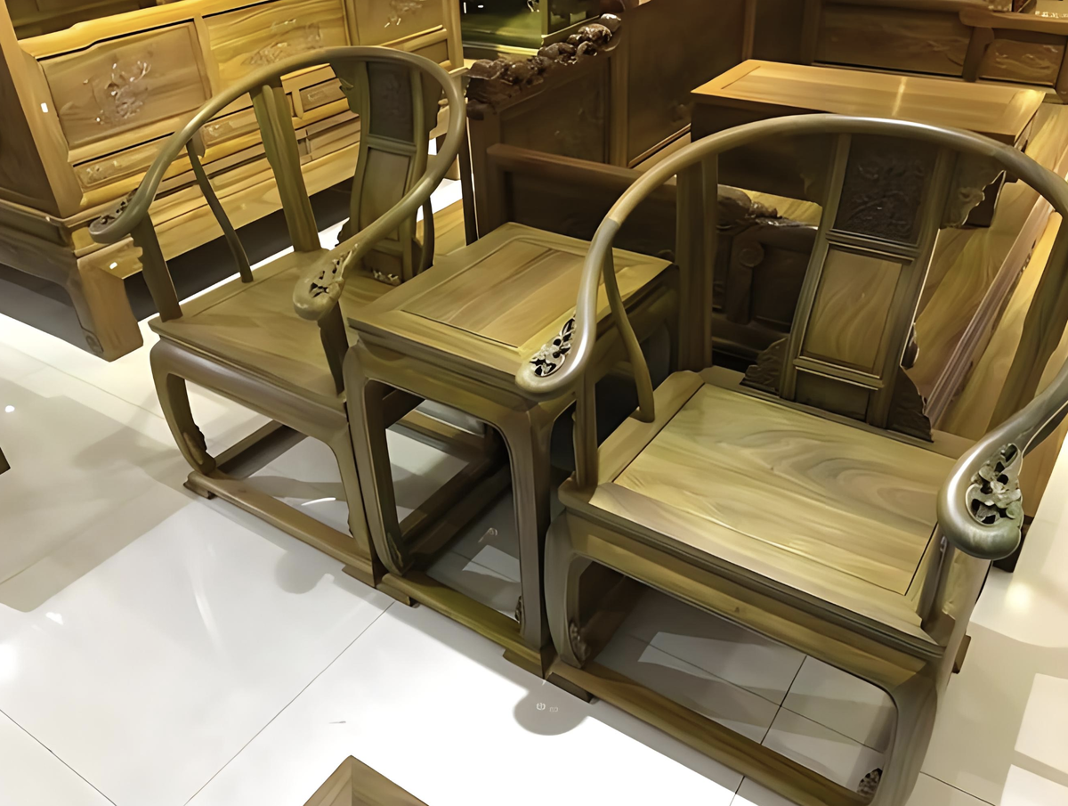 Мебель из зеленого сандала