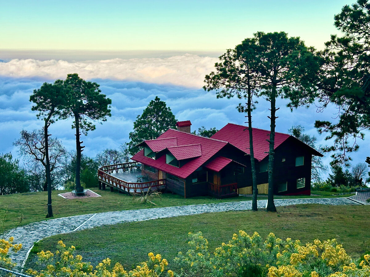 Высота 3400м это уже выше облаков, но еще пока ниже Орисабы