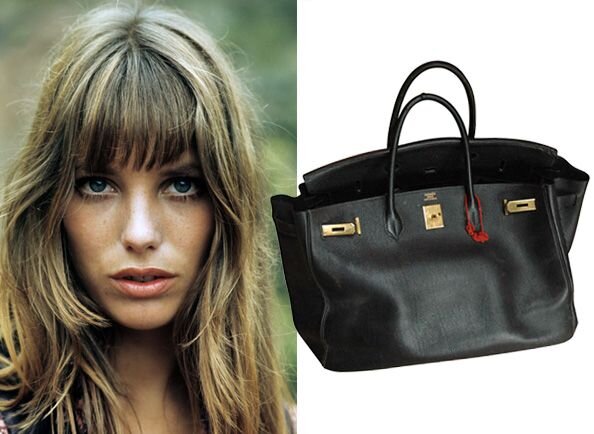 Джейн Биркин с сумкой Birkin 