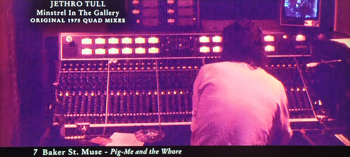 Engineer: Robin Black - творит галерею для менестреля в Jethro Tull "Minstrel In The Gallery" DTS 4.0
