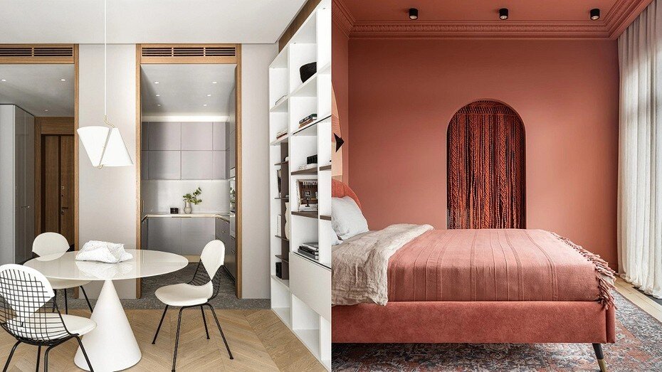 Проекты дизайнеров Елены Холомьевой (слева) и Натальи Сорокиной (справа)